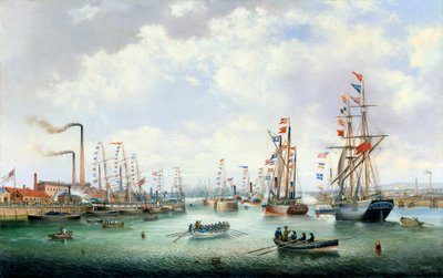 La Apertura del Muelle Tyne, 1859 de John Scott